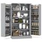 Costway 41" Farmhouse Kitchen Pantry Storage Cabinet withDoors Adjustable Shelves Gray/White